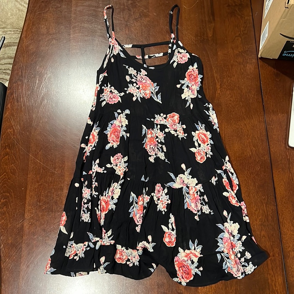Floral Flowy Mini Dress Size M